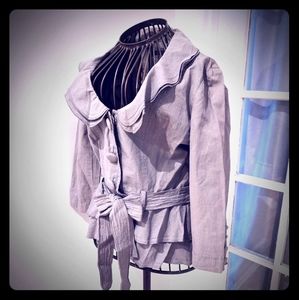 ROBERT RODRIGUEZ women's linen jacket